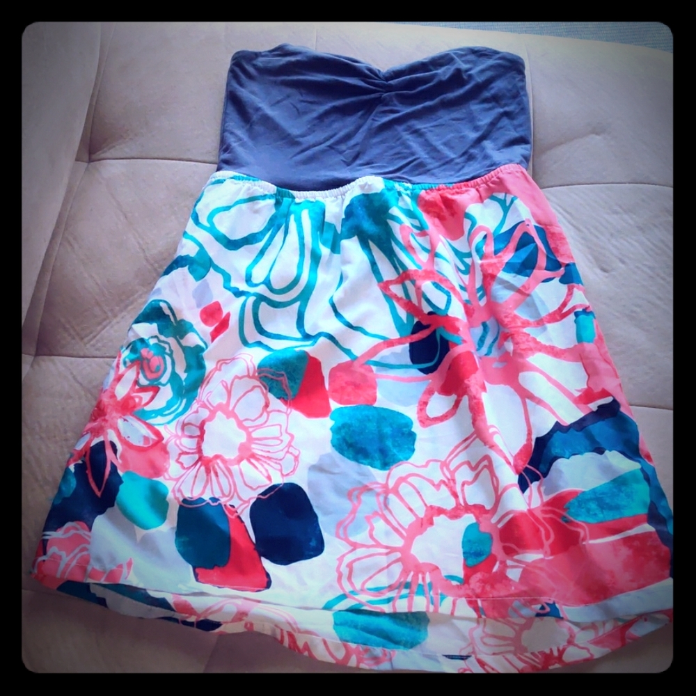 Roxy strapless dress small